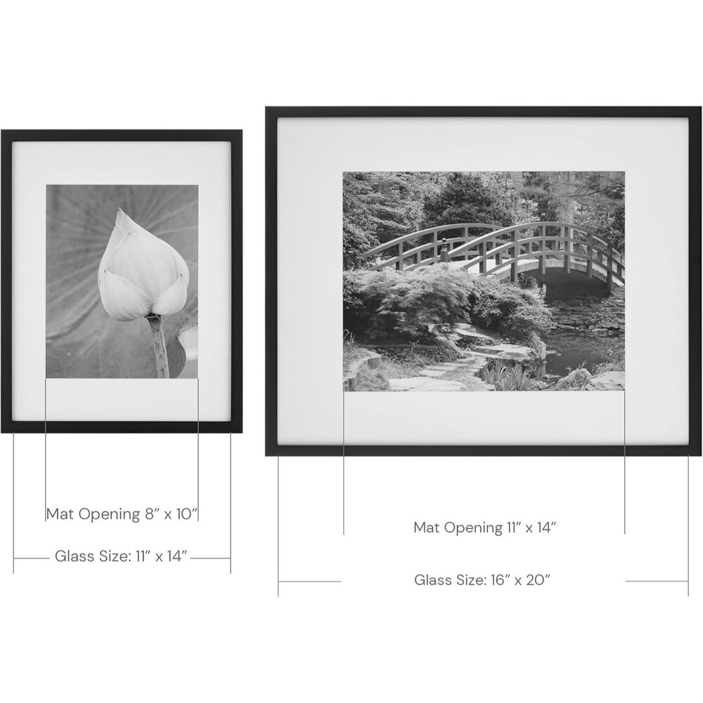 Gallery Perfect 9 Pc Black Photo Frame Gallery Kit Decorative Art Prints Set NEW - Picture 13 of 16